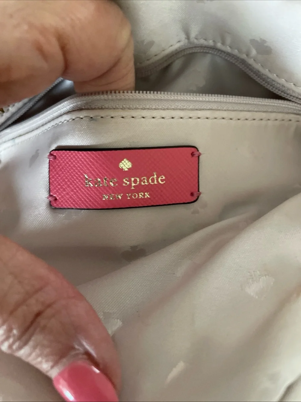kate spade Pink Saffiano Scallop Crossbody Bag